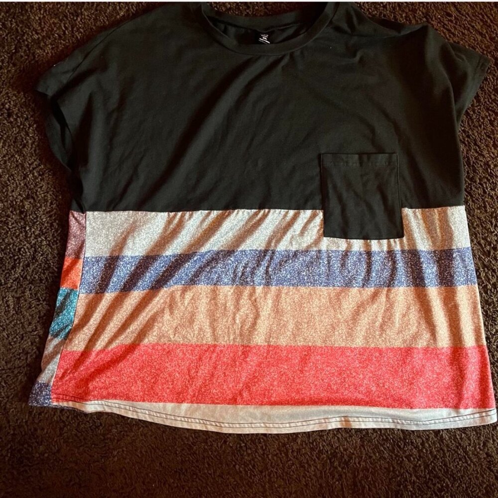 WOMENS PLUS SHORT TEE SIZE 2X